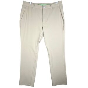Bonobos Golf Pants Mens 34x30 Khaki Tan Performance Stretch Technical Trousers